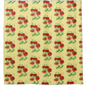 ケシのシャワーカーテン シャワーカーテン (正面)