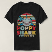 ケシのシャークシャツ、ケシのギフト Tシャツ (デザイン正面)