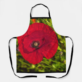 ケシのシリーズ#2 エプロン