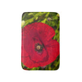 ケシのシリーズ#2 バスマット (正面縦)