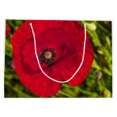 ケシのシリーズ#2 ラージペーパーバッグ (裏面)