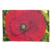 ケシのシリーズ#2 枕カバー (正面)