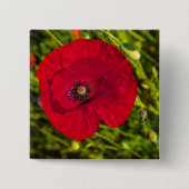 ケシのシリーズ#2 缶バッジ (正面)