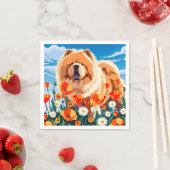 ケシのチャウの間で スタンダードカクテルナプキン (インサイチュ)