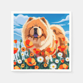 ケシのチャウの間で スタンダードカクテルナプキン