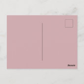 ケシのドードルと水彩葉書 ポストカード (裏面)