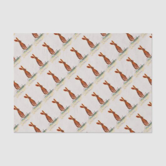 ケシのノウサギ 薄葉紙 (正面)