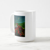 ケシのピッカーマグ コーヒーマグカップ (正面左)