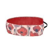 ケシのフィールド//モダン線の輪郭ワイルドフラワー アスレチックヘッドバンド (右)