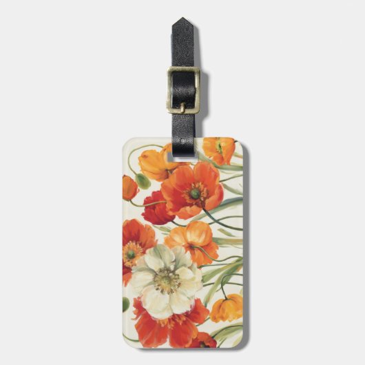 ケシのメロディー ラゲッジタグ (正面縦)