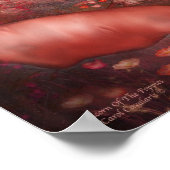 ケシの一角の壁画 ポスター (角)