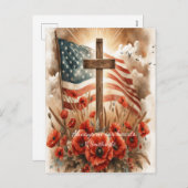 ケシの下の平和 シーズンポストカード (正面/裏面)