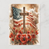 ケシの下の平和 シーズンポストカード (正面)