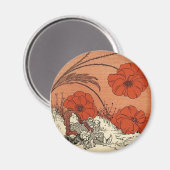 ケシの中のオズ・ドロシーとトトの魔法使い マグネット (正面/裏面)