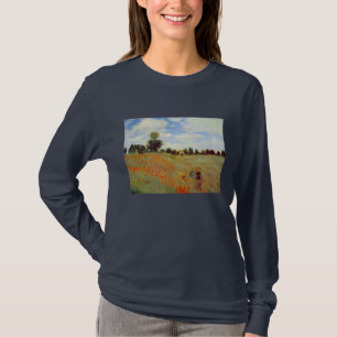 ケシの分野、クロード・モネ Tシャツ