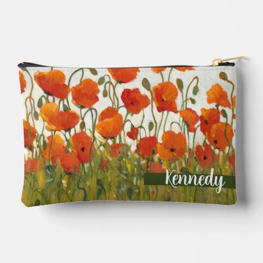 ケシの列 アクセサリーポーチ (裏面)