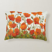 ケシの列 アクセントクッション (裏面)