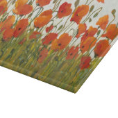 ケシの列 カッティングボード (角)