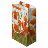 ケシの列 スモールペーパーバッグ (正面アングル)