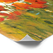 ケシの列 ポスター (角)