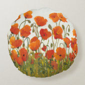 ケシの列 ラウンドクッション (裏面)