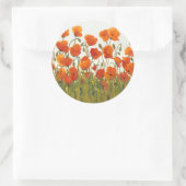 ケシの列 ラウンドシール (バッグ)