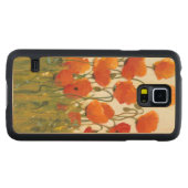 ケシの列I CarvedメープルGalaxy S5スリムケース (正面(横))