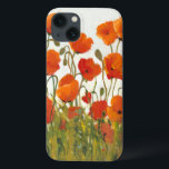 ケシの列I iPhone 13ケース<br><div class="desc">花柄</div>