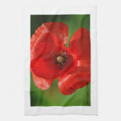 ケシの台所タオル キッチンタオル (縦)