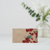 ケシの名刺 名刺 (スタンド正面)