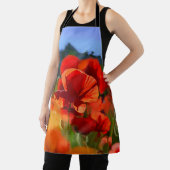 ケシの家 – 油絵 エプロン (インサイチュ)