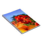 ケシの家 – 油絵 ノートブック (右側)