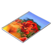 ケシの家 – 油絵 ノートブック (左側)