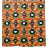 ケシの庭…... シャワーカーテン (正面)