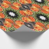 ケシの庭….. ラッピングペーパー (角)