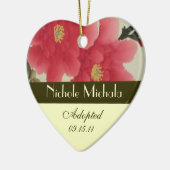 ケシの採用の発表の記念品 セラミックオーナメント (左)