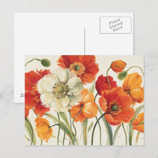 ケシの旋律 ポストカード (正面/裏面)