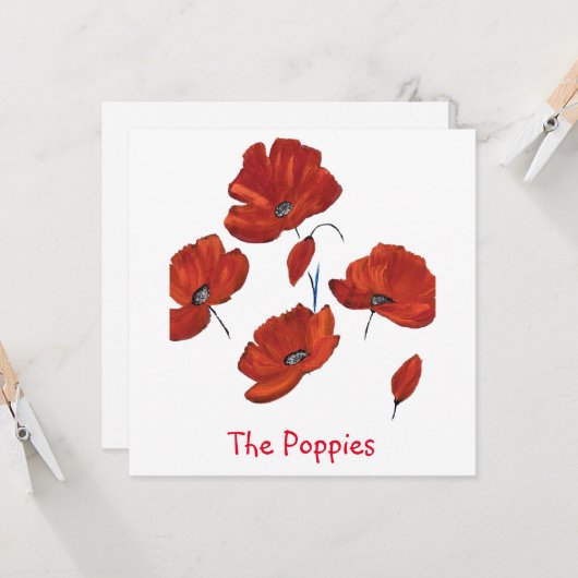 ケシの木 カード (正面/裏面インサイチュ)