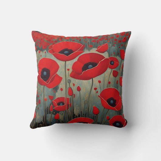 ケシの木 クッション (裏面)