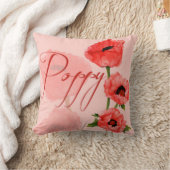 ケシの枕 クッション (ブランケット)