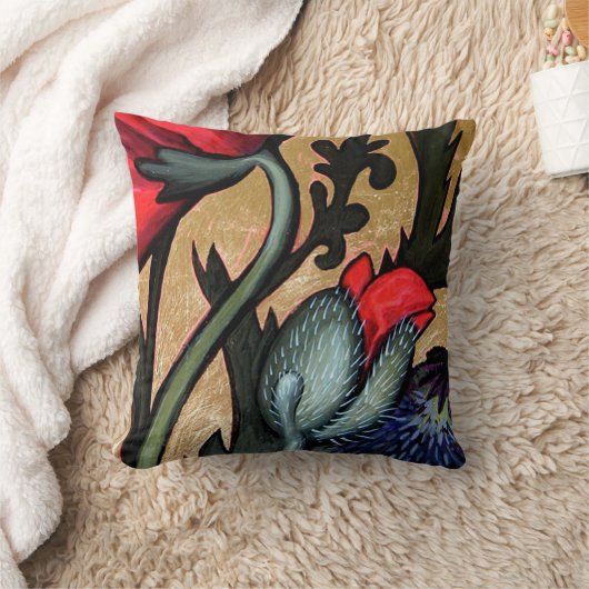 ケシの枕 クッション (ブランケット)