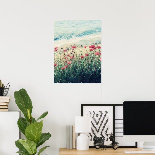 ケシの海 ポスター (ホームオフィス)