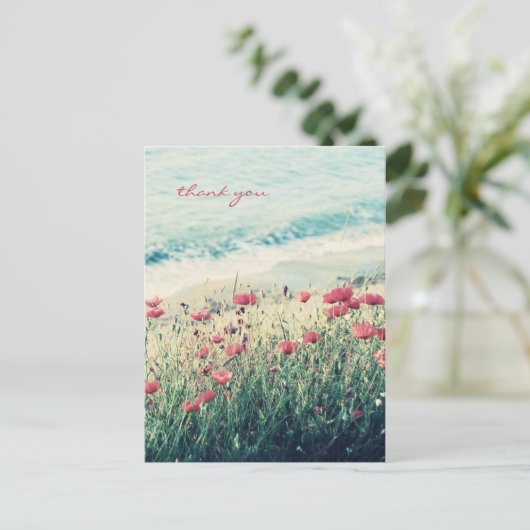 ケシの海 ポストカード (スタンド正面)