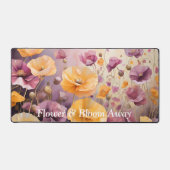 ケシの畑の穏鮮やかと デスクマット (正面)