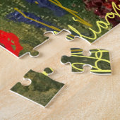 ケシの美しい愛が広がる愛 ジグソーパズル (側面)