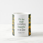 ケシの聖書の詩のマグの分野 コーヒーマグカップ (中央)