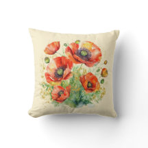 ケシの花かわいらし野草赤ケシ