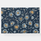 ケシの花の模様 ゲストブック (裏面)