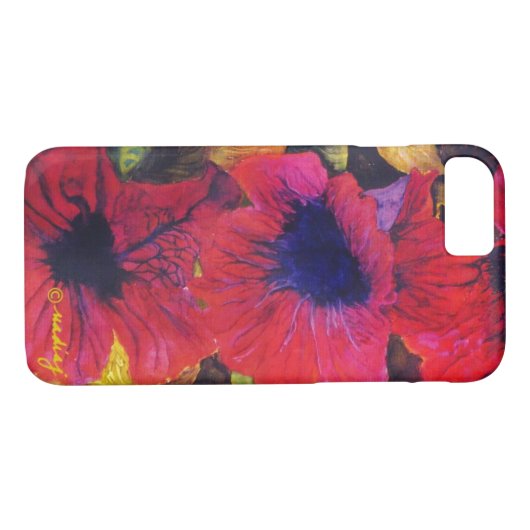 ケシの花の芸術の場合 Case-Mate iPhoneケース (裏面(横))