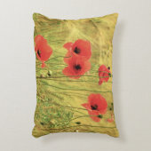 ケシの花 アクセントクッション (正面(垂直))